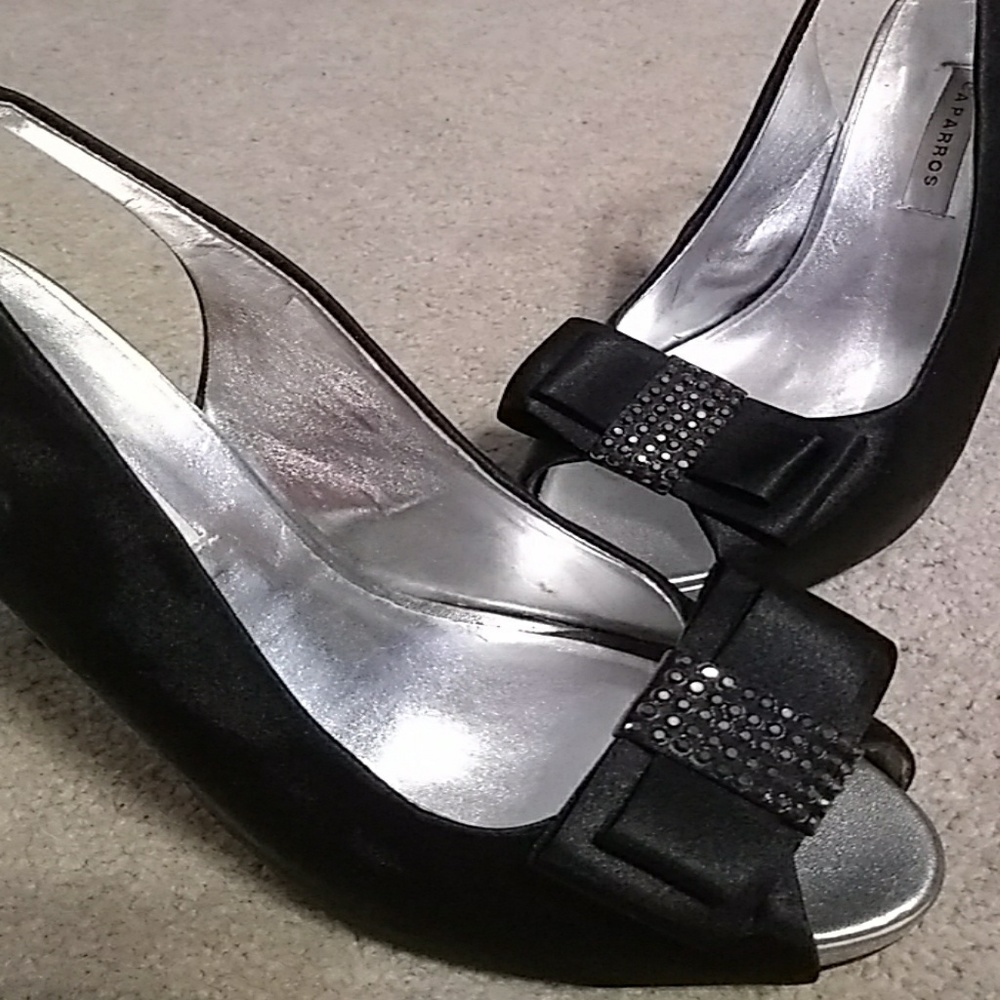 Black Peep Toe Shoes